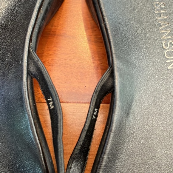 Black Hillary & Hanson Sandals, Size 7M - Picture 6 of 7